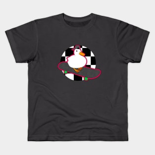 Cool duck in skate Kids T-Shirt